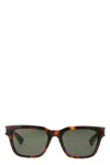 Saint Laurent Square Sunglasses With Tinted Lenses And Tortoiseshell Frame