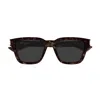 Saint Laurent Sl 790002-havana-crystal-grey In Brown