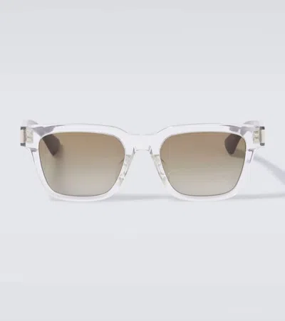 Saint Laurent Sl 790/f Rectangular Sunglasses In Neutral