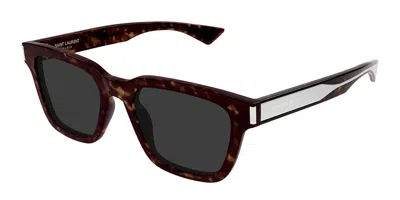 Saint Laurent Sl 790/f Vestibilità Orientale 002 Occhiali Da Sole Tartarugatishell Per Uomo In Black