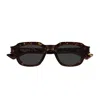 Saint Laurent Sl 791 Linea Corner Angle 002 Havana Crystal Grey Sunglasses In Brown