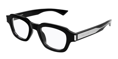 Saint Laurent Sl 791 Opt 001 Occhiali Da Vista Neri Per Uomo (solo Montatura) In Black