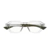 Saint Laurent Sl 791 Opt Linea Sl Logo 004 Crystal Trasparente Glasses In Transparent