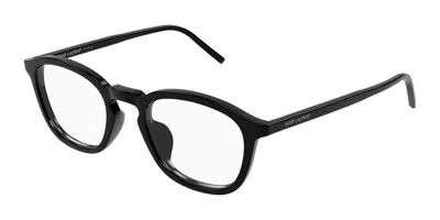 Saint Laurent Sl 793/j Asian Fit Men's Glasses, Black, Size 49 In Gray