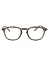 Saint Laurent Brown-brown-transparent Acetate Glasses In Brown-brown-transparent