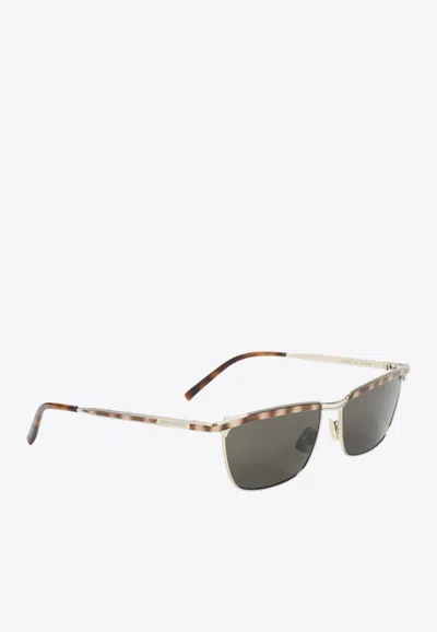 Saint Laurent Sl 795 Joe Sunglasses In Gold