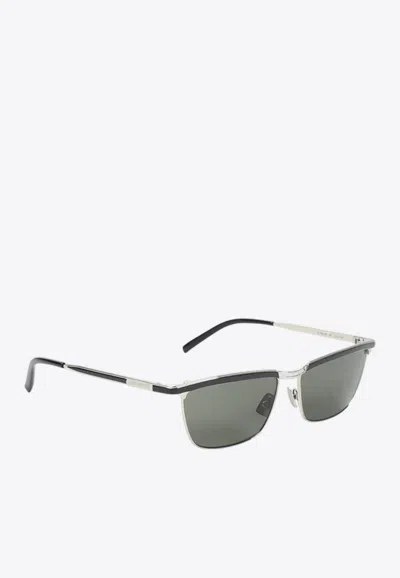 Saint Laurent Sl 795 Joe Sunglasses In Gray
