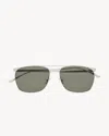 Saint Laurent Sl 796 Sunglasses In Silver