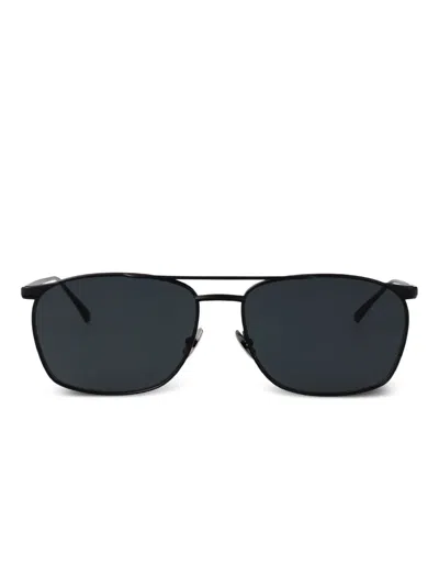 Saint Laurent L 796 Aviator Sunglasses In Black