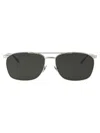 Saint Laurent Sl 796 Vincent 57mm Pilot Sunglasses In Black