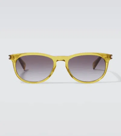 Saint Laurent Sl 797 Round Sunglasses In Brown