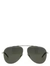 Saint Laurent Silver Aviator Sunglasses