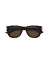 Saint Laurent Sl 801 Sunglasses In Brown