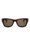 Saint Laurent Sl 801 Sunglasses In Braun