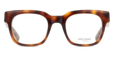 Saint Laurent Sl 805 Men's Glasses, Tortoiseshell, Size 51 In Brown