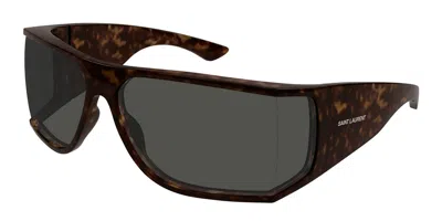 Saint Laurent Sl 806 002 Occhiali Da Sole Tartarugatishell Per Uomo In Brown