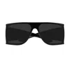 Saint Laurent Sl 806 Linea Sl Logo 001 Black Sunglasses In Black