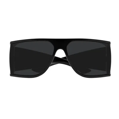 Saint Laurent Sl 806 Linea Sl Logo 001 Black Sunglasses