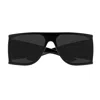 Saint Laurent Sl 806 Linea Sl Logo 001 Black Sunglasses In Black
