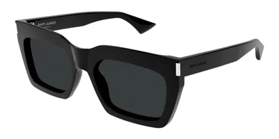Saint Laurent Sl 810 001 Occhiali Da Sole Neri Per Uomo In Black