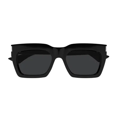 Saint Laurent Sl 810 Linea Corner Angle 001 Black Sunglasses