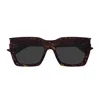 Saint Laurent Sl 810 Linea Corner Angle 002 Havana Crystal Grey Sunglasses