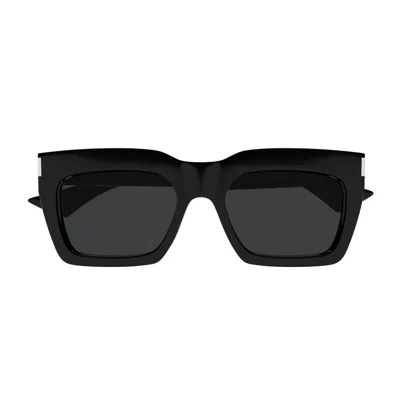 Saint Laurent Sl 810 Linea Corner Angle 001 Black Sunglasses