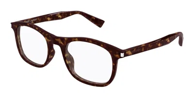 Saint Laurent Sl 811 002 Occhiali Da Vista Tartarugatishell Per Uomo (solo Montatura) In Brown