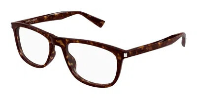 Saint Laurent Sl 812 006 Occhiali Da Vista Tartarugatishell Per Uomo (solo Montatura) In Brown