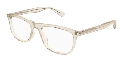 Saint Laurent Sl 812 008 Occhiali Da Vista Marroni Per Uomo (solo Montatura) In Neutral