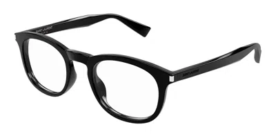 Saint Laurent Sl 813 001 Occhiali Da Vista Neri Per Uomo (solo Montatura) In Black
