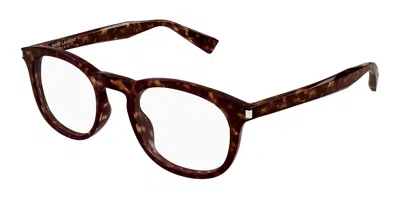 Saint Laurent Sl 813 002 Occhiali Da Vista Tartarugatishell Per Uomo (solo Montatura) In Brown