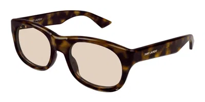 Saint Laurent Sl 815 Romy 009 Women's Sunglasses Tortoiseshell Size 56 - Free Rx Lenses  - Free Rx Lenses In Brown