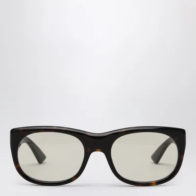 Saint Laurent Sl 815 Romy Sunglasses Dark Havana/light Yellow In Black