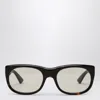 Saint Laurent Sl 815 Romy Sunglasses Dark Havana/light Yellow In Black
