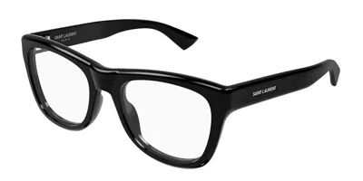 Saint Laurent Sl 816 Opt 001 Occhiali Da Vista Neri Per Donna (solo Montatura) In Black