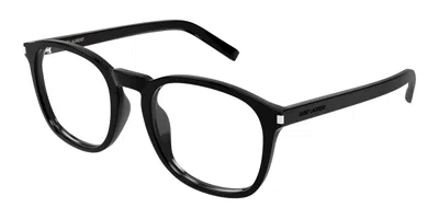 Saint Laurent Sl 818 Opt 001 Occhiali Da Vista Neri Per Donna (solo Montatura) In Black