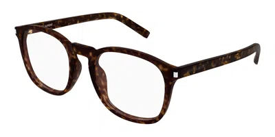 Saint Laurent Sl 818 Opt 002 Occhiali Da Vista Tartarugatishell Per Donna (solo Montatura) In Brown