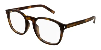 Saint Laurent Sl 818 Opt 003 Occhiali Da Vista Tartarugatishell Per Donna (solo Montatura) In Brown