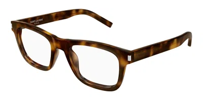 Saint Laurent Sl 819 Opt 003 Occhiali Da Vista Tartarugatishell Per Uomo (solo Montatura) In Brown