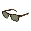 Saint Laurent Sl 819003 Havana Havana Green In Brown