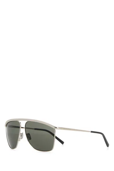 SAINT LAURENT SAINT LAURENT SILVER METAL SL 820 SUNGLASSES