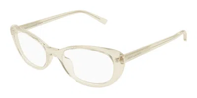 Saint Laurent Sl 822 Opt 004 Occhiali Da Vista Gialli Per Donna (solo Montatura) In Yellow