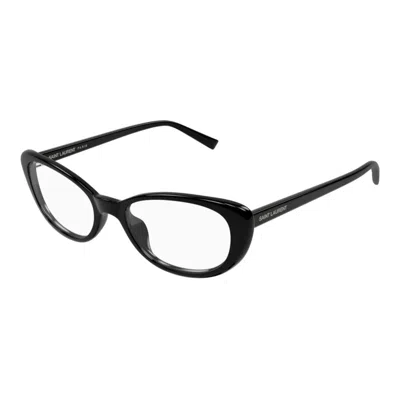 SAINT LAURENT SL 822 OPT001 -BLACK-BLACK-TRANSPARENT