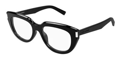 Saint Laurent Sl 828 001 Occhiali Da Vista Neri Per Donna (solo Montatura) In Black