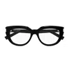 Saint Laurent Sl 828 Linea Corner Angle 001 Black Glasses In Black