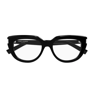 SAINT LAURENT SAINT LAURENT SL 828 LINEA CORNER ANGLE 001 BLACK GLASSES