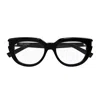 Saint Laurent Sl 828 Linea Corner Angle Eyeglasses In Black