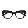 Saint Laurent Sl 829 Linea Corner Angle 001 Black Glasses In Black