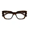 Saint Laurent Sl 829 Linea Corner Angle 002 Havana Glasses In Brown